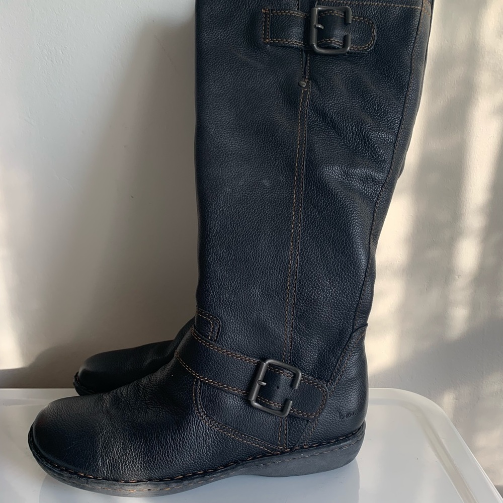 B.O.C Leather Calf Length Boots